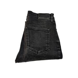 Everlane Ankle Black Denim Skinny Jeans Stretch Size 28 Ankle